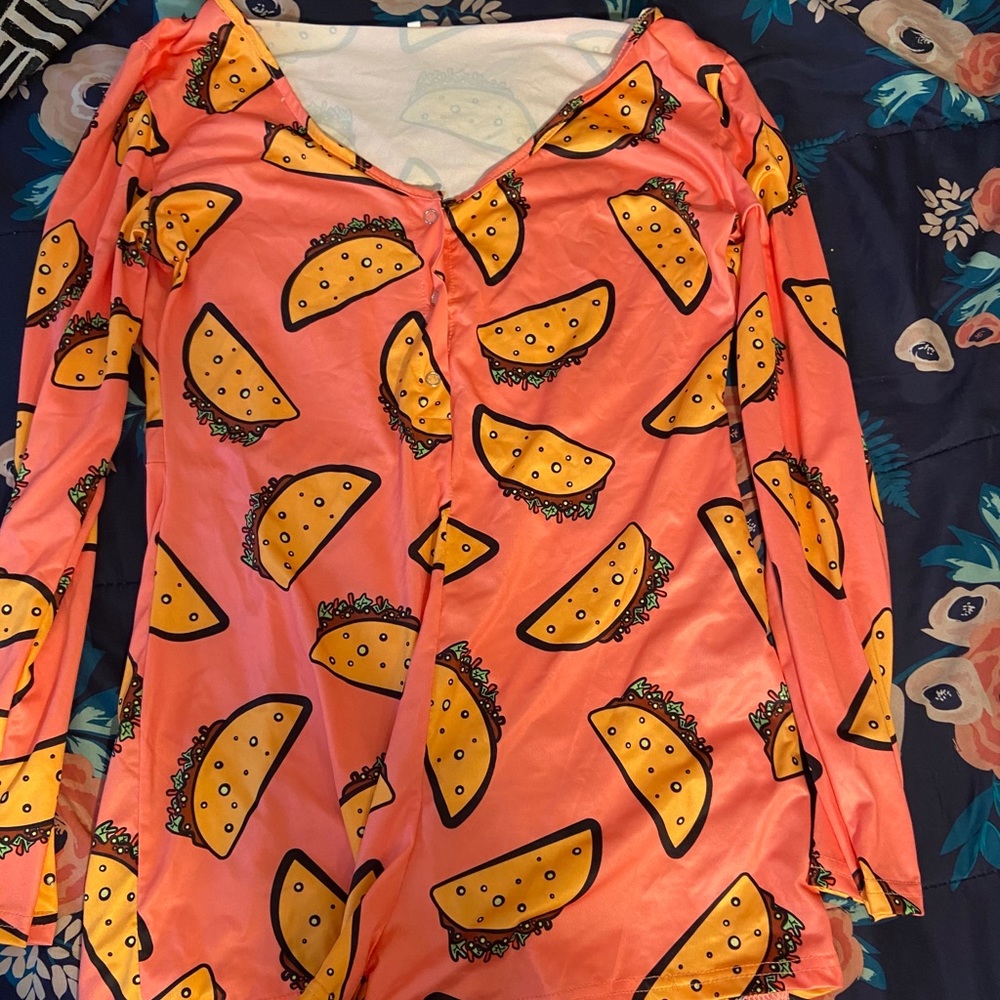 Taco Onesie (Size Medium)